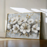 Floral 756 Canvas Art 60 x 40 cm / Black
