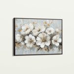Floral 756 Canvas Art 60 x 40 cm / Black