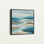 Abstract 757 Canvas Art 60 x 60 cm / Black