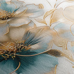 Floral 757 Canvas Art 60 x 40 cm / Black