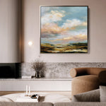 Abstract 758 Canvas Art 60 x 60 cm / Black