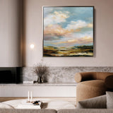 Abstract 758 Canvas Art 60 x 60 cm / Black