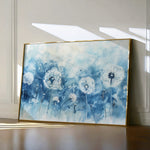 Floral 758 Canvas Art 60 x 40 cm / Black
