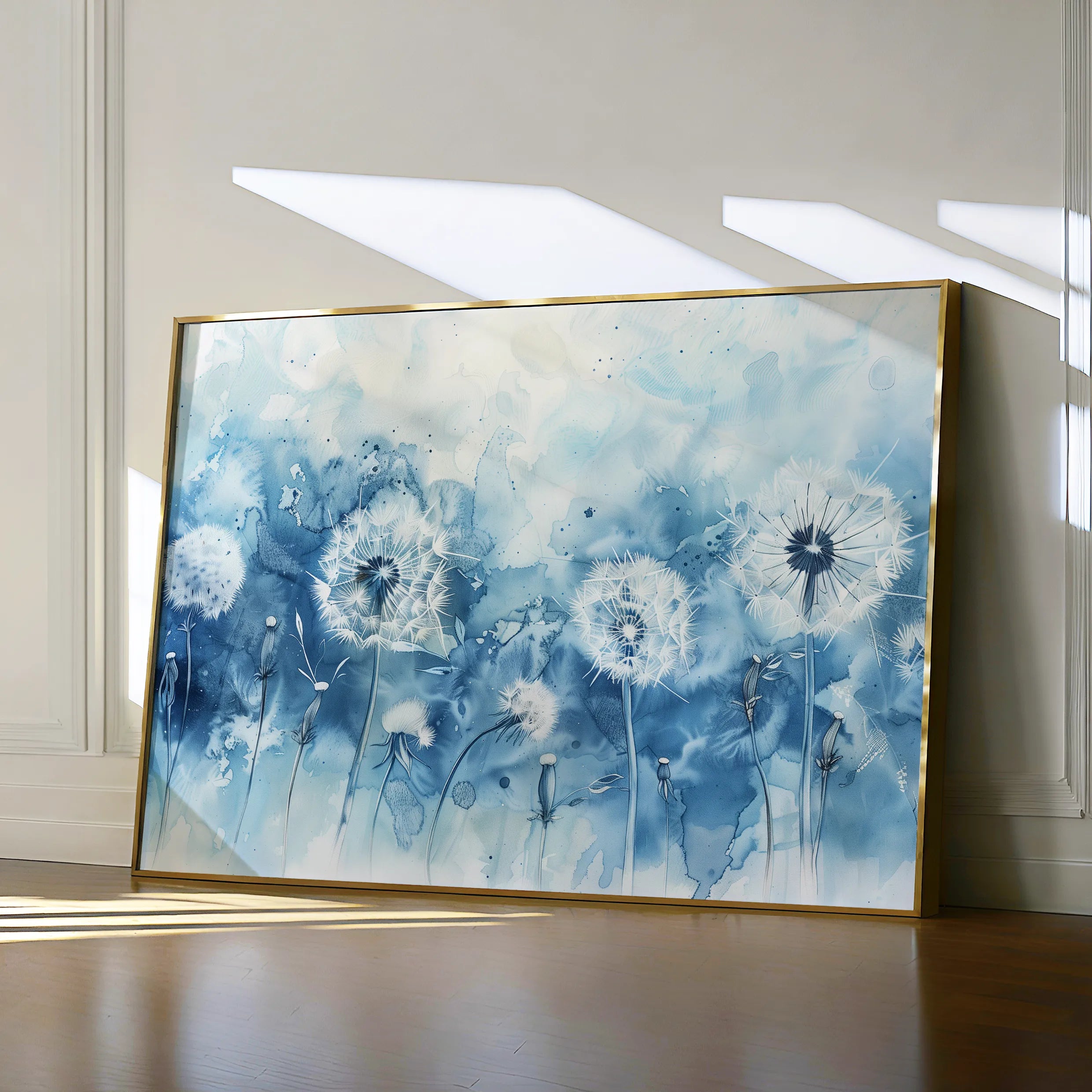 Floral 758 Canvas Art 60 x 40 cm / Black