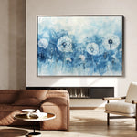 Floral 758 Canvas Art 60 x 40 cm / Black