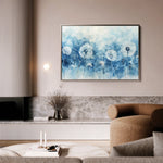 Floral 758 Canvas Art 60 x 40 cm / Black