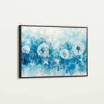 Floral 758 Canvas Art 60 x 40 cm / Black