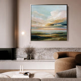 Abstract 759 Canvas Art 60 x 60 cm / Black