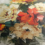 Floral 759 Canvas Art 60 x 40 cm / Black