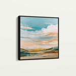 Abstract 760 Canvas Art 60 x 60 cm / Black