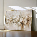 Floral 760 Canvas Art 60 x 40 cm / Black