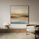 Abstract 761 Canvas Art 60 x 60 cm / Black