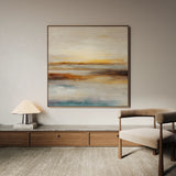 Abstract 761 Canvas Art 60 x 60 cm / Black