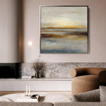 Abstract 761 Canvas Art 60 x 60 cm / Black