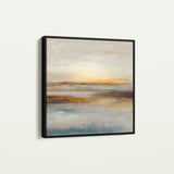 Abstract 761 Canvas Art 60 x 60 cm / Black