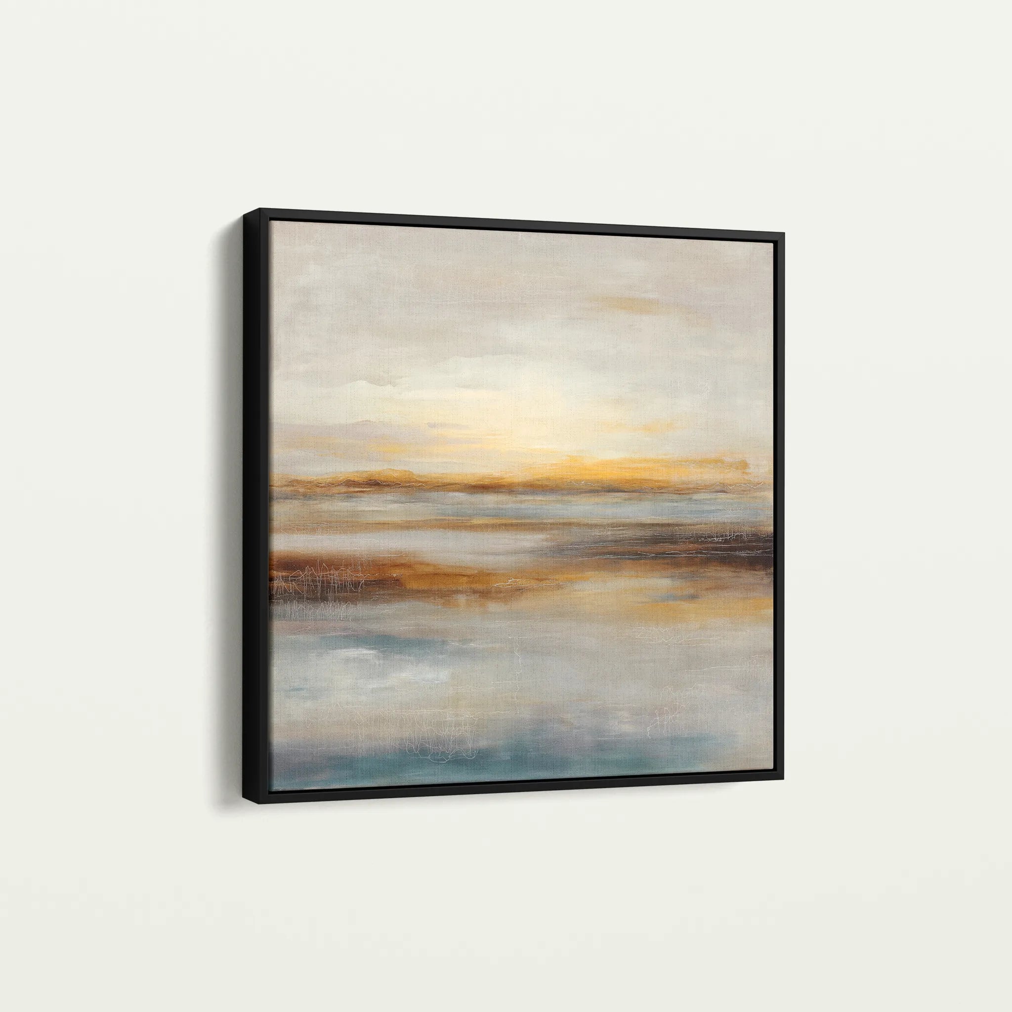 Abstract 761 Canvas Art 60 x 60 cm / Black