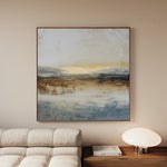 Abstract 762 Canvas Art 60 x 60 cm / Black