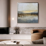 Abstract 762 Canvas Art 60 x 60 cm / Black