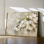 Floral 762 Canvas Art 60 x 40 cm / Black