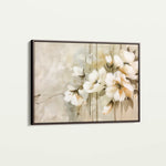 Floral 762 Canvas Art 60 x 40 cm / Black
