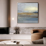 Abstract 763 Canvas Art 60 x 60 cm / Black