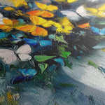 Floral 763 Canvas Art 60 x 40 cm / Black