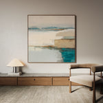Abstract 764 Canvas Art 60 x 60 cm / Black