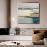 Abstract 764 Canvas Art 60 x 60 cm / Black