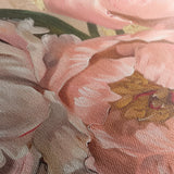Floral 764 Canvas Art 60 x 40 cm / Black