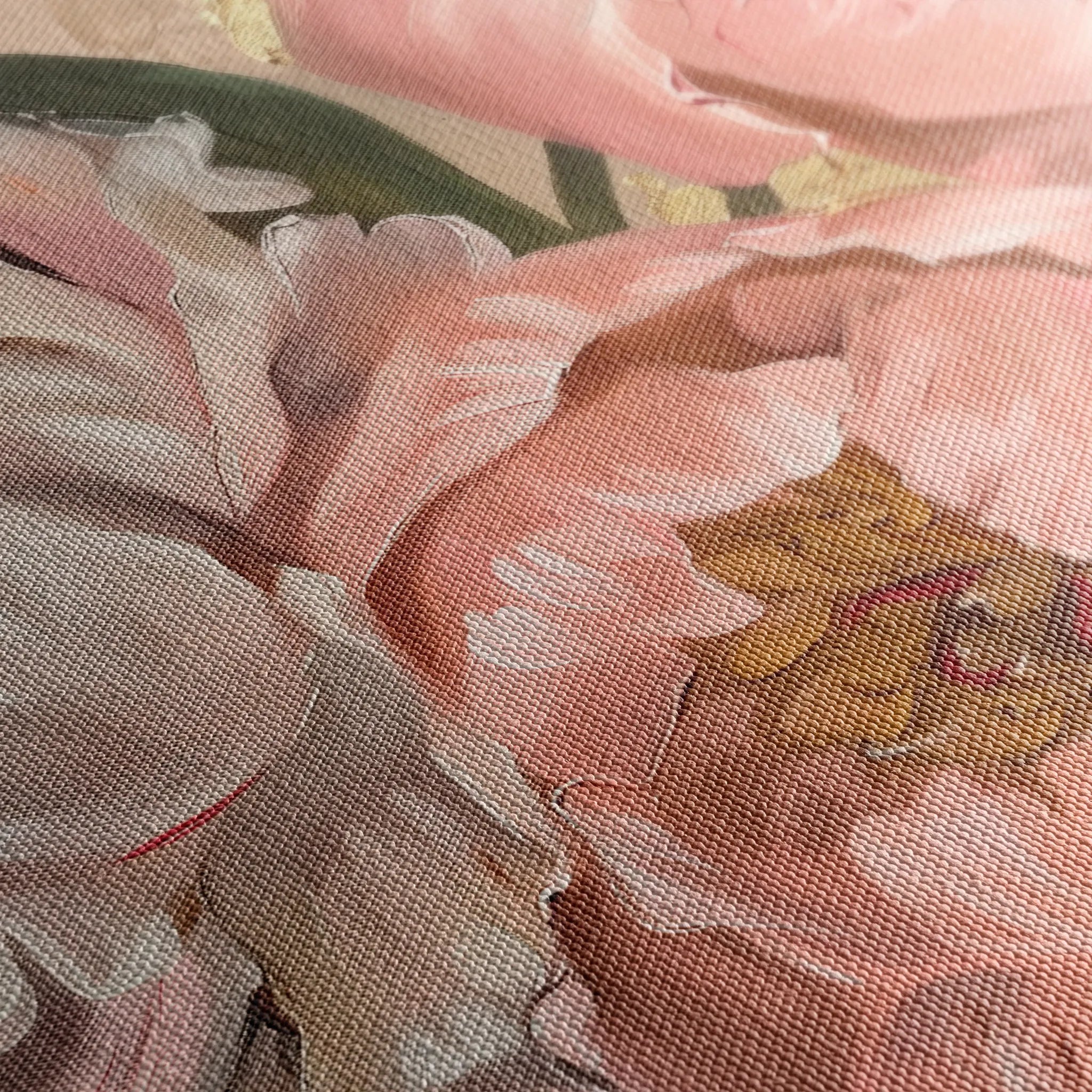 Floral 764 Canvas Art 60 x 40 cm / Black