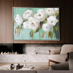 Floral 765 Canvas Art 60 x 40 cm / Black