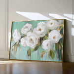 Floral 765 Canvas Art 60 x 40 cm / Black