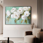 Floral 765 Canvas Art 60 x 40 cm / Black