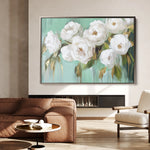Floral 765 Canvas Art 60 x 40 cm / Black