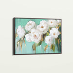 Floral 765 Canvas Art 60 x 40 cm / Black