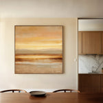 Abstract 766 Canvas Art 60 x 60 cm / Black