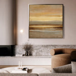 Abstract 766 Canvas Art 60 x 60 cm / Black
