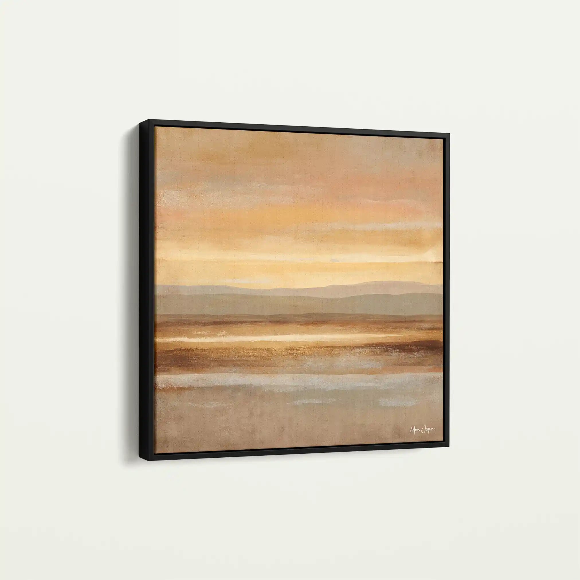Abstract 766 Canvas Art 60 x 60 cm / Black