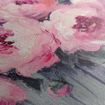 Floral 766 Canvas Art 60 x 40 cm / Black