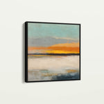 Abstract 768 Canvas Art 60 x 60 cm / Black