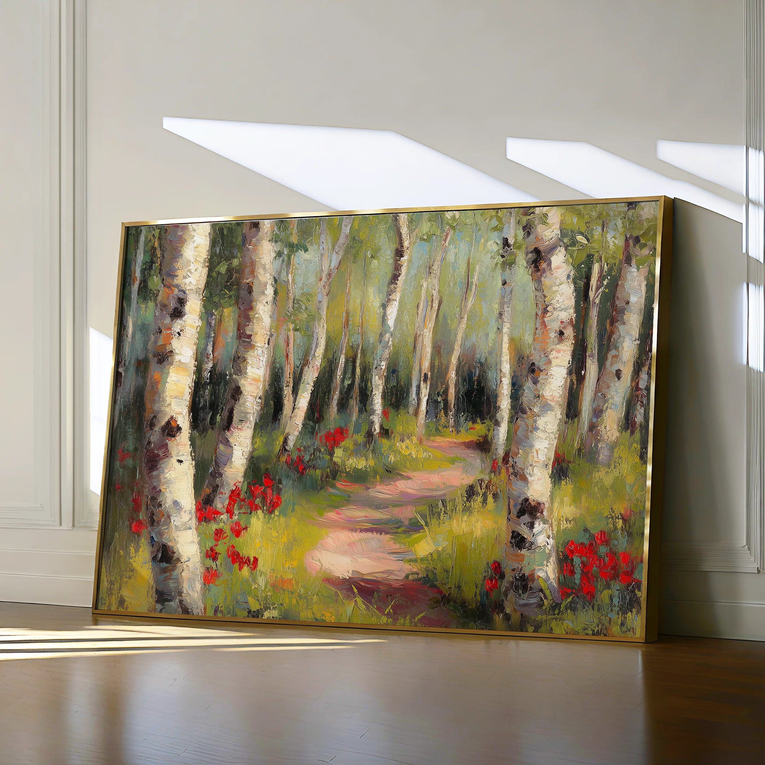 Floral 768 Canvas Art 60 x 40 cm / Black