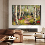 Floral 768 Canvas Art 60 x 40 cm / Black