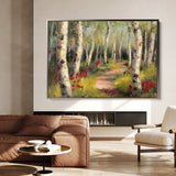 Floral 768 Canvas Art 60 x 40 cm / Black