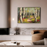Floral 768 Canvas Art 60 x 40 cm / Black