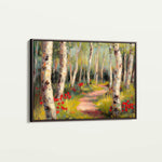 Floral 768 Canvas Art 60 x 40 cm / Black