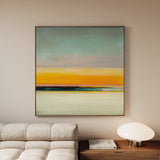 Abstract 769 Canvas Art 60 x 60 cm / Black