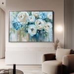 Floral 769 Canvas Art 60 x 40 cm / Black