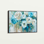 Floral 769 Canvas Art 60 x 40 cm / Black