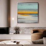 Abstract 770 Canvas Art 60 x 60 cm / Black