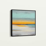 Abstract 770 Canvas Art 60 x 60 cm / Black